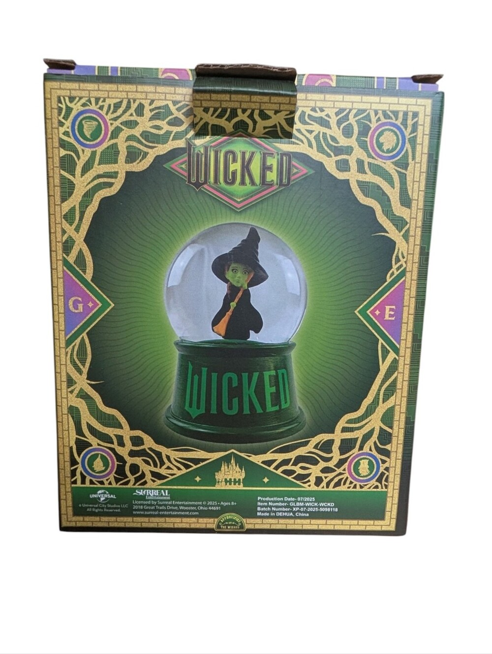 Wicked Elphaba Mini Snow Globe Collectible Decor - Picture 3 of 7